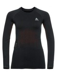 Odlo Koszulka funkcyjna "I-Thermic" w kolorze czarnym rozmiar: XL. Czarne bluzki sportowe damskie Odlo, s, z dzianiny, bez kołnierzyka, bez ramiączek. Za 396.24 zł.