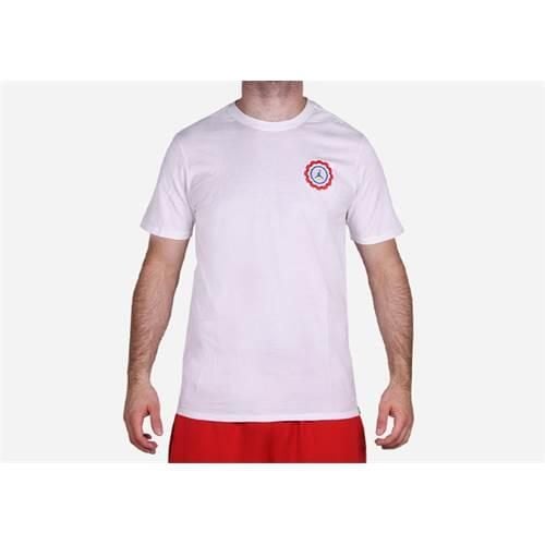 Koszulka sportowa męska Nike Air Jordan Paris Bastille. Białe t-shirty sportowe męskie Nike, m, bez ramiączek. Za 219.00 zł.