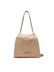 Valentino Torebka Qube VBS8DO07PLC Beżowy. Brązowe torebki klasyczne damskie Valentino, bez wzorów, z materiału, bez dodatków. Za 389.99 zł.