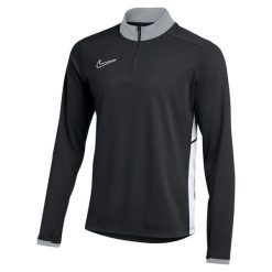 Bluza dresowa sportowa męska Dri-Fit Academy 25 Drill Top. Czarne bluzy sportowe męskie Nike, bez wzorów, z dresówki, sportowe, bez kołnierzyka, bez ramiączek. Za 179.99 zł.