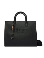 Liu Jo Torebka AA6149 ES029 Czarny. Czarne torebki klasyczne damskie Liu Jo, bez wzorów, ze skóry, bez dodatków. Za 679.99 zł.