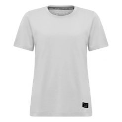 Koszulka z naszywką logo damska Salewa Eagle. Białe t-shirty damskie Salewa, uniwersalny, z aplikacjami, z bawełny, bez kołnierzyka. Za 224.00 zł.