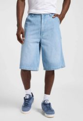 MESKIE SZORTY LEE CARPENTER SKATER SHORT NICHOLS 112364163. Szorty męskie Lee, bez wzorów, z jeansu. Za 169.99 zł.