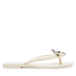 Japonki Melissa. Brązowe klapki damskie Melissa, bez wzorów, bez obcasa. Za 229.99 zł.