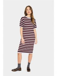 SAINT TROPEZ Sukienka w kolorze bordowym rozmiar: S. Czerwone sukienki damskie Saint Tropez, na co dzień, s, bez wzorów, bez kołnierzyka, bez ramiączek, midi, proste. Za 126.99 zł.