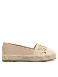 DeeZee Espadryle HER SOUL WSS990-204 Beżowy. Brązowe espadryle damskie DeeZee, bez wzorów, z materiału, bez obcasa. Za 99.99 zł.
