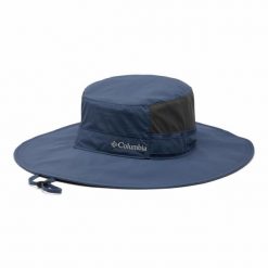 Kapelusz przeciwsłoneczny Columbia Coolhead III Zero Booney. Niebieskie kapelusze damskie Columbia, bez wzorów. Za 151.99 zł.