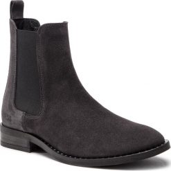 Sztyblety GUESS - FM5BLU SUE10 ASPHALT. Szare buty zimowe męskie Guess, z materiału, bez zapięcia. W wyprzedaży za 369.00 zł.
