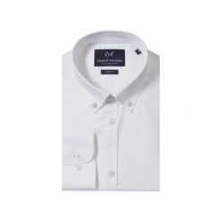 KOSZULA WHITE BUTTON DOWN. Białe koszule męskie Guns&tuxedos, m, bez wzorów, bez kołnierzyka, bez ramiączek. Za 139.99 zł.