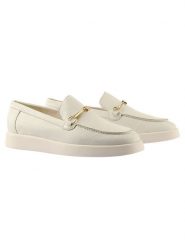 Högl Skórzane mokasyny w kolorze kremowym rozmiar: 37,5. Brązowe mokasyny damskie HÖGL. Za 294.28 zł.