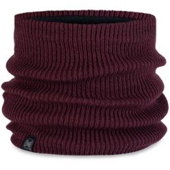 Komin na szyję - Bandana dziecięca BUFF Knitted & Fleece Neckwarmer. Brązowe szaliki dziecięce Buff, bez ramiączek. Za 119.90 zł.