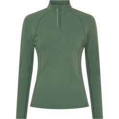 Damska koszulka jeździecka z zamkiem 1/2 Catago Bree. Zielone t-shirty damskie CATAGO, xs, bez wzorów, z jersey, bez kołnierzyka. Za 271.60 zł.