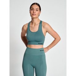 Stanik fitness cardio Hummel hmltif. Fioletowe biustonosze sportowe damskie HUMMEL, bez wzorów. Za 150.00 zł.