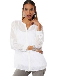 WITT WEIDEN Bluzka w kolorze białym rozmiar: 40. Białe bluzki damskie WITT WEIDEN, bez wzorów, bez kołnierzyka, bez ramiączek. Za 104.99 zł.