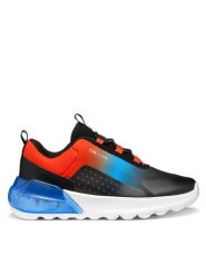 Geox Sneakersy J Activart Illuminus J45LYA 02A9J C9B7S M Czarny. Czarne buty sportowe chłopięce Geox, z materiału, bez zapięcia. Za 179.99 zł.