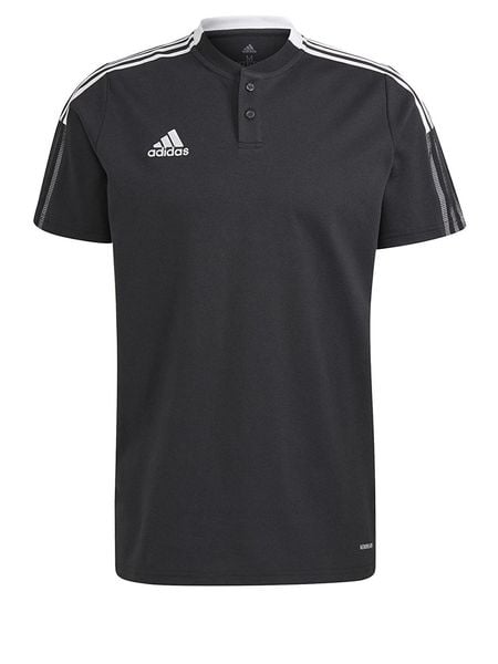 Adidas Funkcyjna koszulka polo "TIRO21" w kolorze czarnym rozmiar: S. Czarne koszulki polo męskie Adidas, s, bez wzorów, bez ramiączek. Za 74.11 zł.