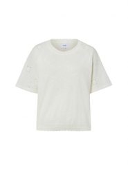 Nümph koszula z dzianiny - NUSiffa Kobiety Bawełna (100%) biały, XXL. Białe koszule damskie Nümph, xxl, bez wzorów, z bawełny, bez kołnierzyka, bez ramiączek. Za 229.95 zł.