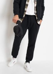 Spodnie sportowe (2 pary). Szare spodnie sportowe męskie bonprix. Za 189.99 zł.