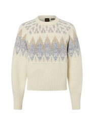 BOSS Orange Sweter z dzianiny z zawartością wełny dziewiczej - C_Farombo Kobiety beżowy, XS. Brązowe swetry klasyczne damskie Boss Orange, xs, z dzianiny, bez kołnierzyka. Za 599.95 zł.