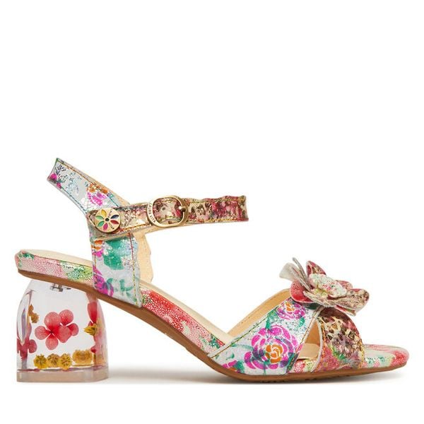 Sandały Laura Vita. Sandały damskie Laura Vita, bez wzorów, bez obcasa, na słupku. Za 459.99 zł.