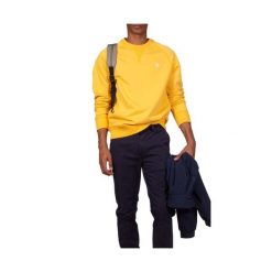 Sweter Męski Timberland Loopback Crew. Żółte swetry męskie Timberland, m, bez wzorów, bez kołnierzyka. Za 399.00 zł.