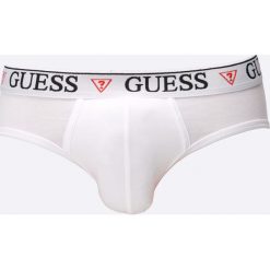 Guess Jeans - Slipy (3-pack). Czarne slipki męskie Guess Jeans, z aplikacjami, z bawełny. W wyprzedaży za 129.90 zł.