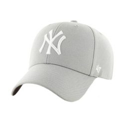 Damska czapka z daszkiem 47 Brand MLB New York Yankees MVP Cap. Szare czapki z daszkiem damskie 47 Brand, bez wzorów, z wełny. Za 167.00 zł.