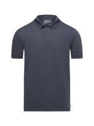 Drykorn koszulka polo - Santos Mężczyźni Bawełna szary, S. Szare koszulki polo męskie Drykorn, m, bez wzorów, z bawełny, bez ramiączek. Za 399.95 zł.