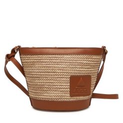 Torebka Aldo. Brązowe listonoszki damskie Aldo, bez wzorów, bez dodatków. Za 159.99 zł.