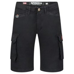 Bermudy Geographical Norway PALAR BLACK DB MEN 256 czarny męska. Czarne szorty sportowe męskie Geographical Norway, m, trekkingowe. Za 149.00 zł.