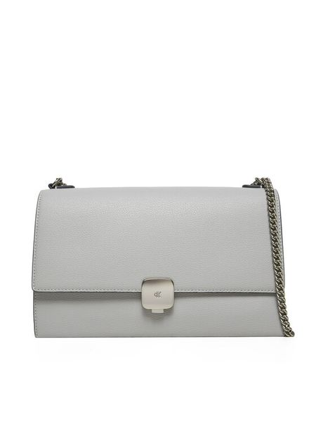 Calvin Klein Jeans Torebka K60K612709 Szary. Szare listonoszki damskie Calvin Klein Jeans, bez wzorów, z jeansu, bez dodatków. Za 329.99 zł.