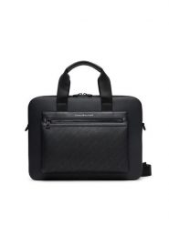 Tommy Hilfiger Torba na laptopa Th Monogram Computer Bag AM0AM13835 Czarny. Czarne torby na laptopa damskie Tommy Hilfiger, bez wzorów, ze skóry. Za 669.99 zł.