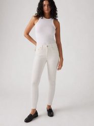 Levi's Dżinsy "721" - Skinny fit - w kolorze białym rozmiar: W31/L30. Białe jeansy damskie Levi's, z podwyższonym stanem. Za 189.95 zł.