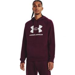 Bluza z kapturem Under Armour Rival Fleece Hoodie, Mężczyźni. Białe bluzy sportowe męskie Under Armour, m, z bawełny. Za 368.00 zł.
