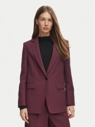 BOSS Marynarka C_Jabla3 50580309 Bordowy Regular Fit. Czerwone marynarki i żakiety damskie Boss, bez wzorów, z syntetyku. Za 899.99 zł.