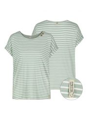 Sublevel Koszulka w kolorze zielono-białym rozmiar: M. Białe t-shirty damskie Sublevel, m, bez wzorów, z bawełny, bez kołnierzyka. Za 52.79 zł.