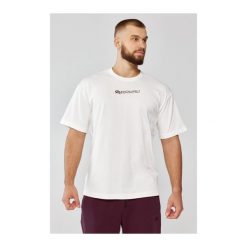 Męski t-shirt oversize Rough Radical Travel. Białe t-shirty męskie ROUGH RADICAL, m, bez wzorów, bez kołnierzyka. Za 111.92 zł.