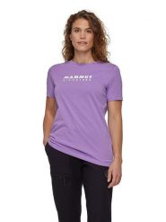 Mammut Koszulka w kolorze fioletowym rozmiar: S. Różowe bluzki damskie Mammut, s, bez wzorów, z bawełny, bez kołnierzyka, bez ramiączek. Za 114.95 zł.