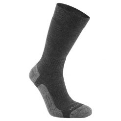 Męskie Skarpety Expert Trek. Czarne skarpetki męskie CRAGHOPPERS, bez wzorów, z elastanu. Za 185.99 zł.