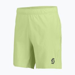 Spodenki do biegania męskie SCOTT Endurance LT. Żółte szorty męskie Scott, z elastanu, bez kołnierzyka. Za 179.99 zł.