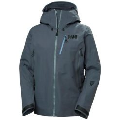 Damska kurtka turystyczna Helly Hansen Odin 9 Worlds 3.0. Szare kurtki narciarskie i snowboardowe damskie Helly Hansen, l, bez wzorów, z hardshellu, bez kaptura, narciarskie. Za 1,735.00 zł.