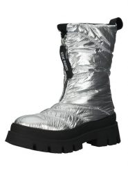 Steve Madden Botki zimowe w kolorze srebrnym rozmiar: 39. Szare botki damskie Steve Madden, na zimę, bez obcasa, bez zapięcia. Za 260.99 zł.