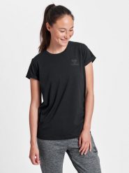 Koszulka damska Hummel isobella. Czarne t-shirty damskie HUMMEL, s, bez wzorów, z bawełny, bez kołnierzyka. Za 166.50 zł.
