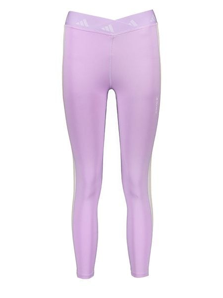 Adidas Legginsy sportowe "TRN" w kolorze fioletowym rozmiar: L. Różowe legginsy damskie Adidas, l, bez wzorów, z materiału. Za 73.93 zł.