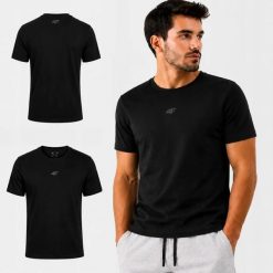 KOSZULKA MĘSKA 4F T-SHIRT BAWEŁNIANY KOLEKCJA LIMITOWANA M3947 SS26. Białe t-shirty sportowe męskie 4f, l, z bawełny, bez ramiączek, na fitness i siłownię. Za 54.99 zł.