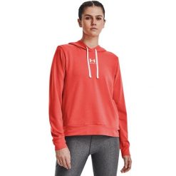 Bluza damska Under Armour Rival Terry Hoodie. Brązowe bluzy bez kaptura damskie Under Armour. Za 129.99 zł.