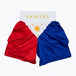 Spodenki bokserskie Fairtex Boxing Trunks BT2001 "Philippines". Białe szorty damskie FAIRTEX, bez wzorów, z materiału, sportowe. Za 219.99 zł.