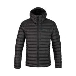 Kurtka z kapturem Rafiki Project. Czarne kurtki męskie Rafiki, bez wzorów, z puchu, sportowe, z kapturem. Za 861.15 zł.