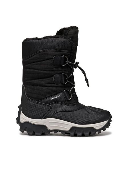 Geox Śniegowce J Himalaya Boy B Abx J46FRA 0FU50 C9999 D Czarny. Czarne buty zimowe chłopięce Geox, ze skóry. Za 309.99 zł.