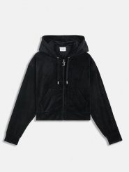 Juicy Couture Bluza w kolorze czarnym rozmiar: L. Czarne bluzy z kapturem damskie Juicy Couture, l. Za 217.99 zł.